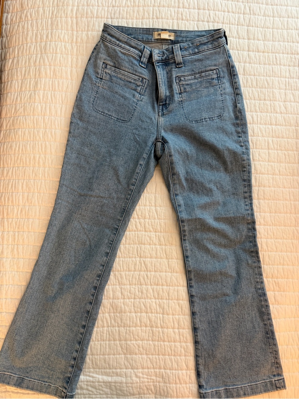 Madewell Cury Kick Out Cropped Jeans